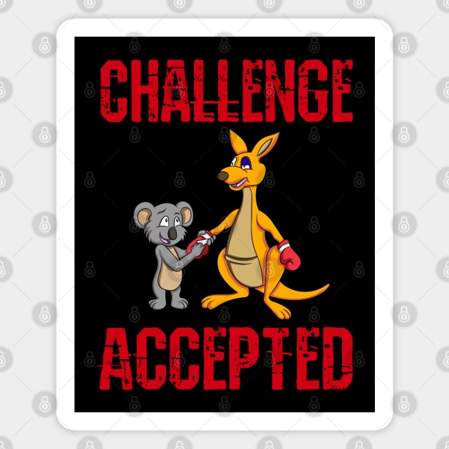 CHALLENGE ACCEPTED Magnet by Dwarf_Monkey
